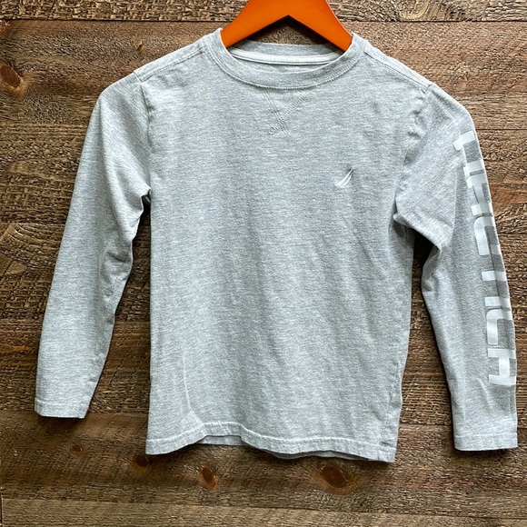 Nautica Other - Nautica Boys’ Long Sleeve Shirt Gray Small (8) *FINAL PRICE*